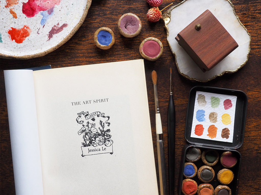 What's the process like of ordering a personalised bookplate stamp?