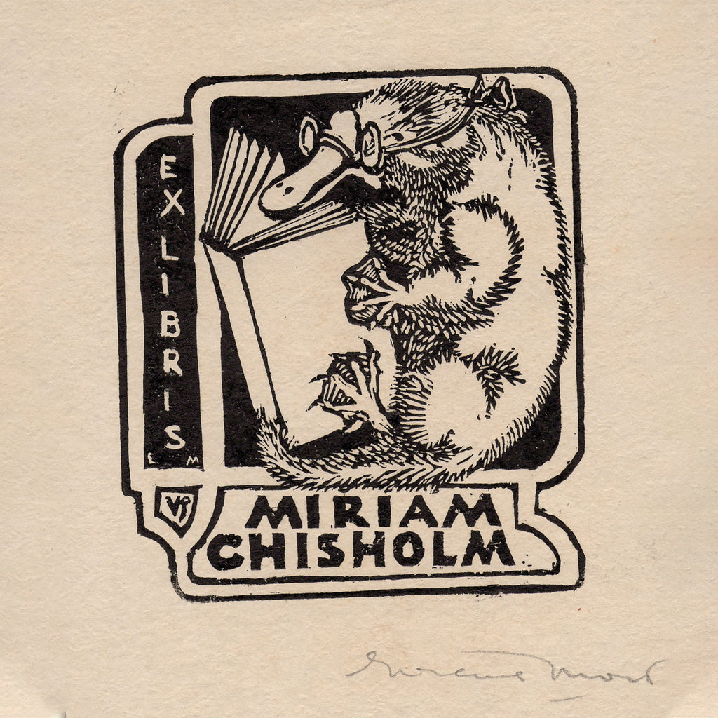 Vintage bookplates ft Australian animals