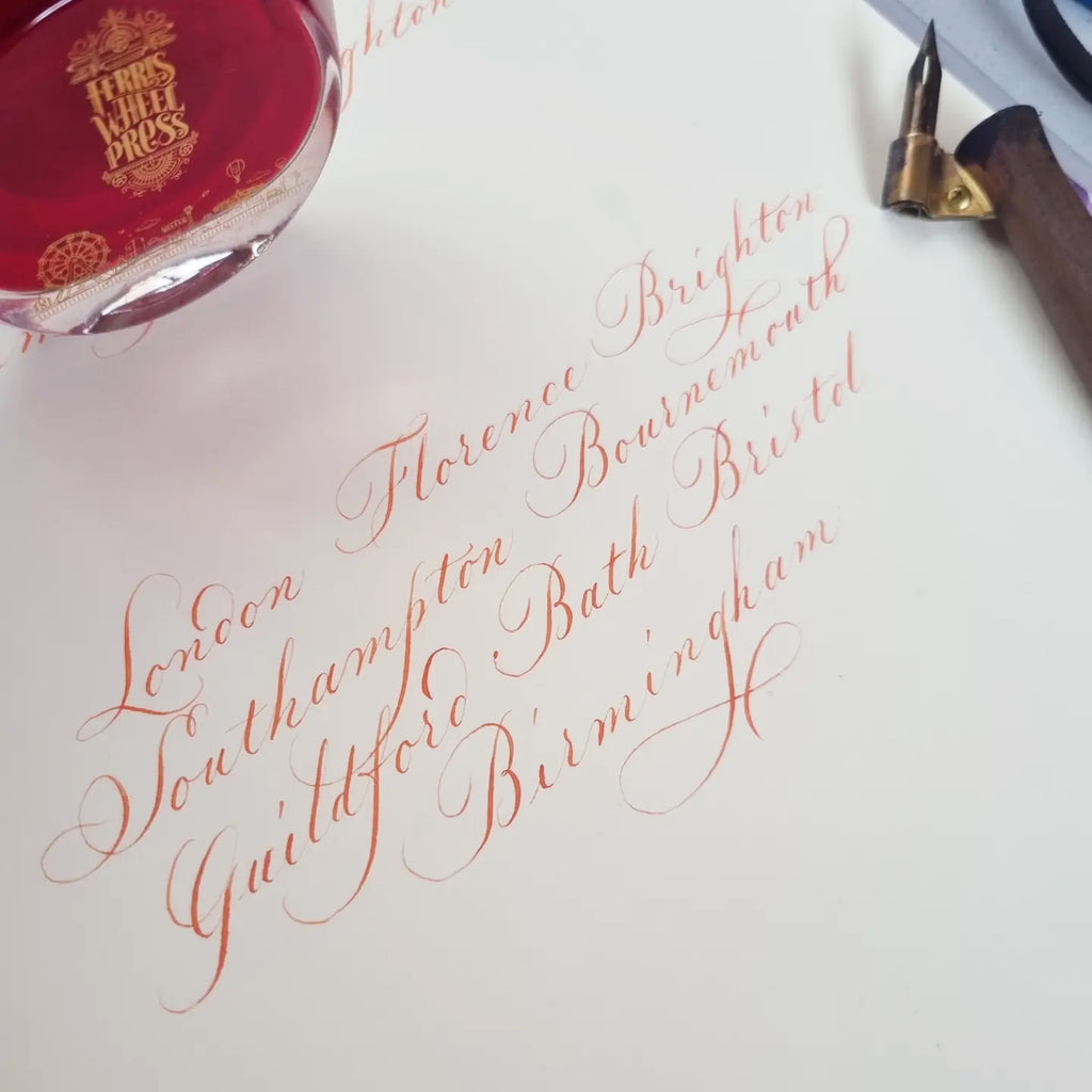 French Copperplate Foundations - Historic Calligraphy [8 week course ...