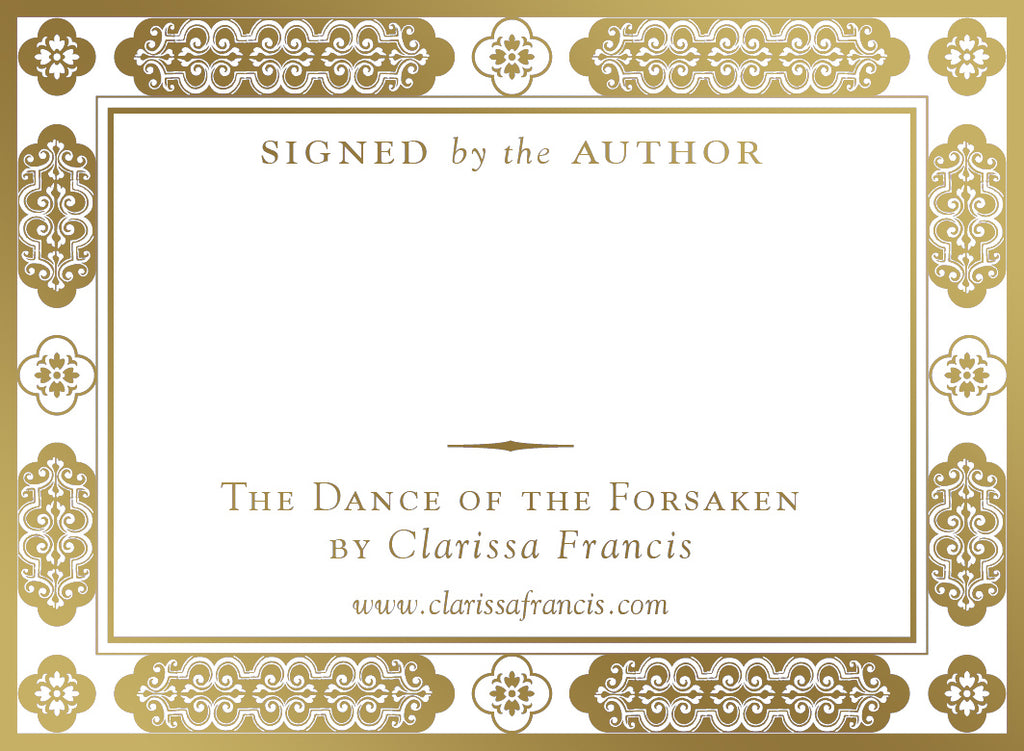 vintage inspired bookplate design for authors to sign and personalise