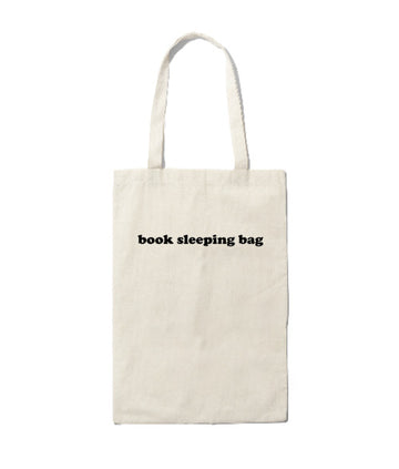 Book sleeping bag mini tote cotton canvas bag