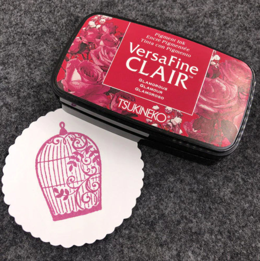 Versafine Clair ink pad - Glamorous sample