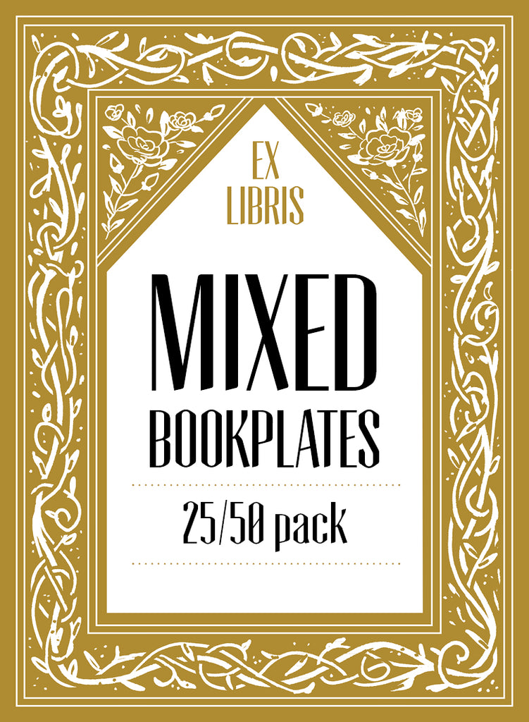 Mixed Bookplates 25/50 pack design