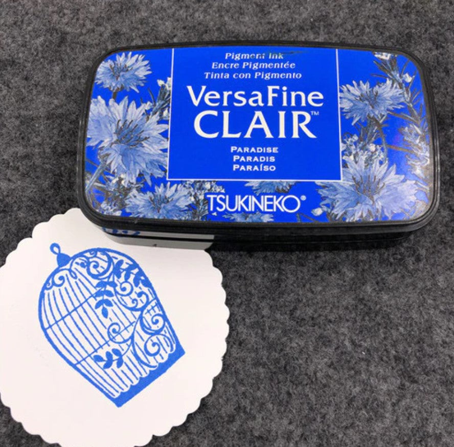Versafine Clair ink pad - Paradise sample