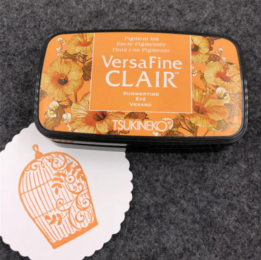 Versafine Clair ink pad - Summertime sample