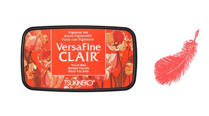 Versafine Clair ink pad - Tulip Red