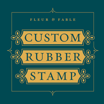 Custom rubber stamp