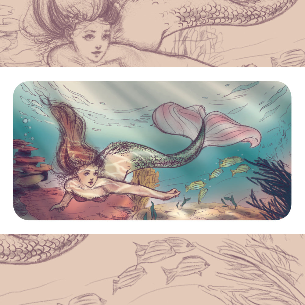 Sea Melodies Mini Inspiration Cards back design 